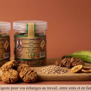 BISCUITS A LA BANANE PLANTAIN - ECO'INNOV - 150g