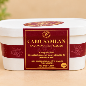 CABO SAMLAN-SAVON NOIR DE CACAO- OK FARMERS